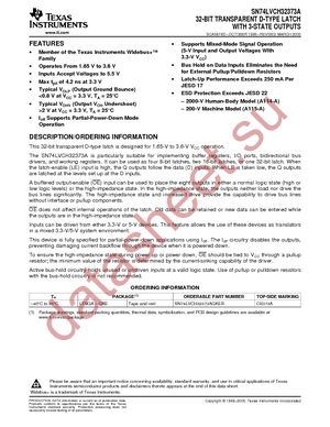 SN74LVCH32373AGKER datasheet  